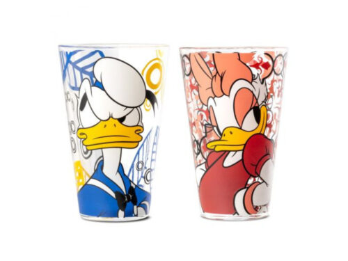 Trinkglas Donald & Daisy